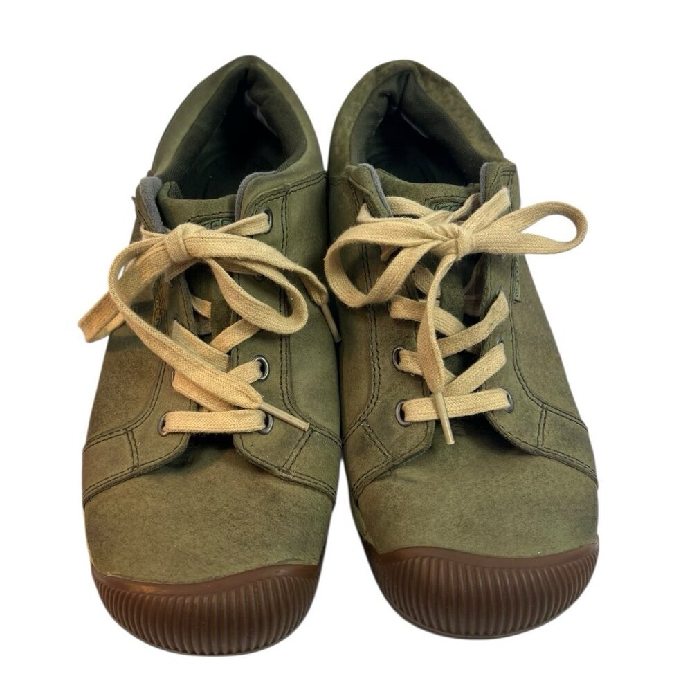 Keen Women's Reisen Cascade Shoes Brown Lace-Up Suede Sneakers Hiking Outdoor 10
